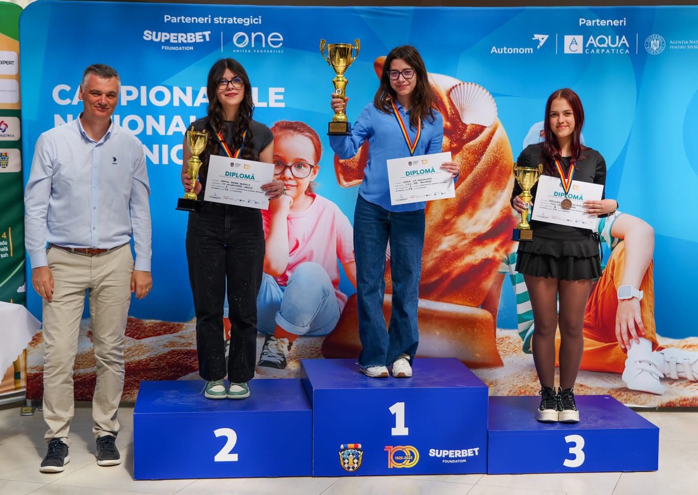 Grigore Ioana Cătălina - locul al 3-lea la Proba Șah Blitz - Fete 20- Amara - octombrie 2025